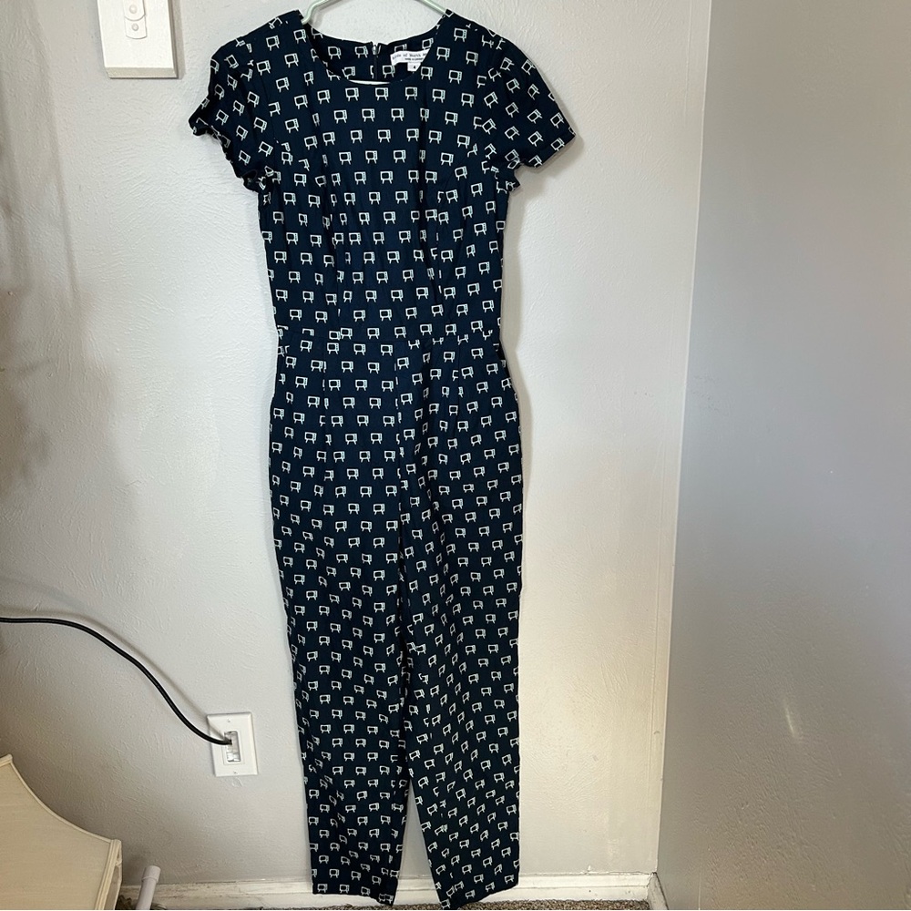 Birds of north America “channel 12” cotton Auk jumpsuit novelty print Canada
